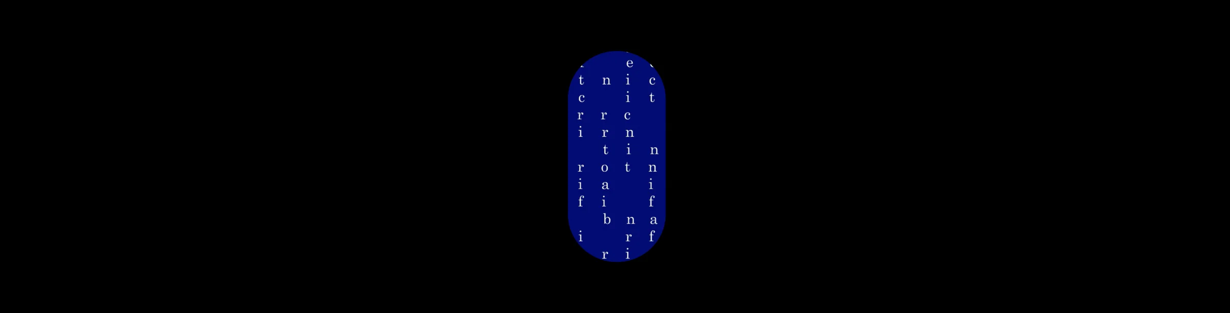 開幕 — 藍色膠囊文字動態